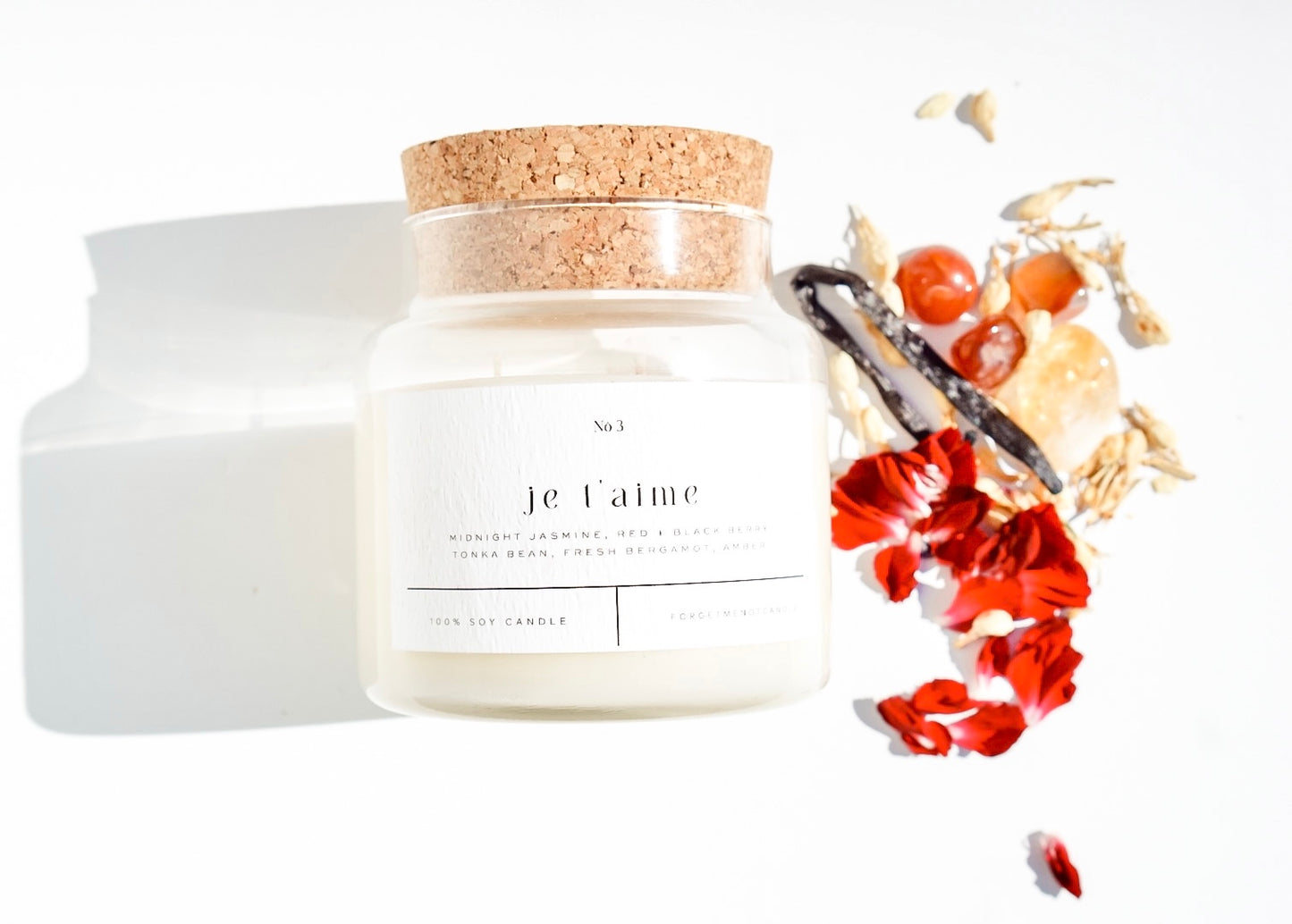 Je T'aime 22 oz Glass Candle