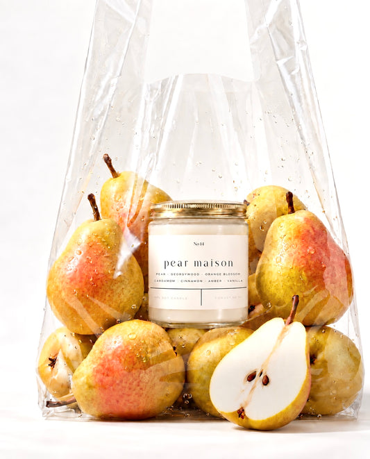 Pear Maison 9 oz Glass Jar Candle