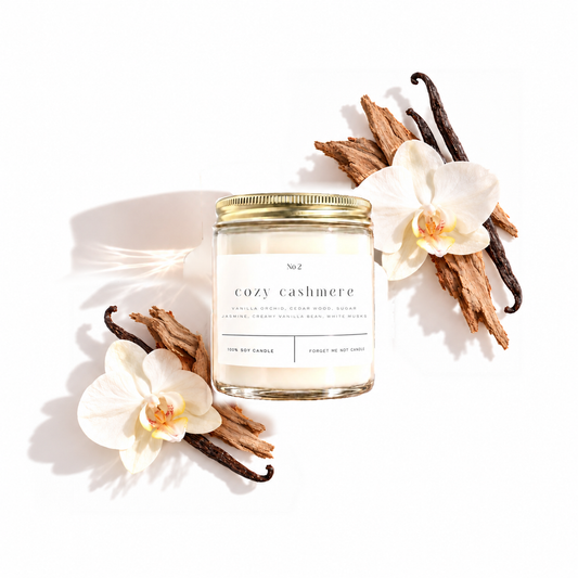 Cozy Cashmere 9 oz Glass Candle