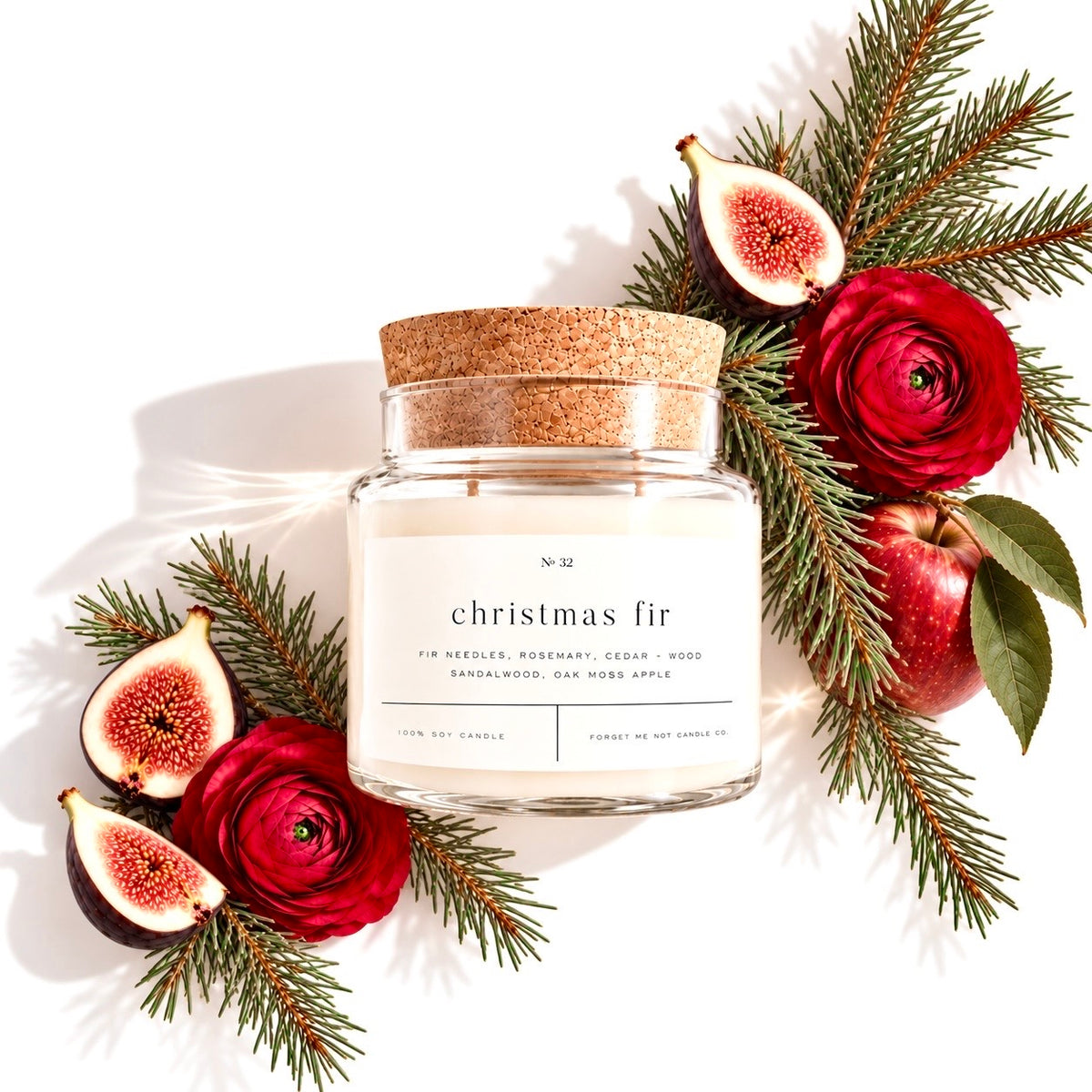 Christmas Fir 22 oz Glass Candle