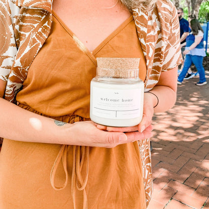 Welcome Home 22 oz Glass Candle