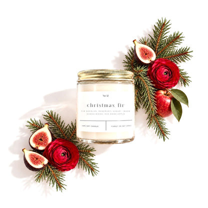Christmas Fir 9 oz Glass Candle