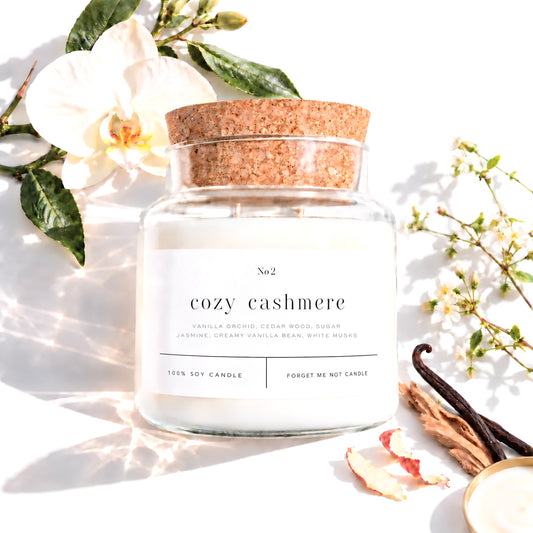 Cozy Cashmere 22 oz Glass Candle
