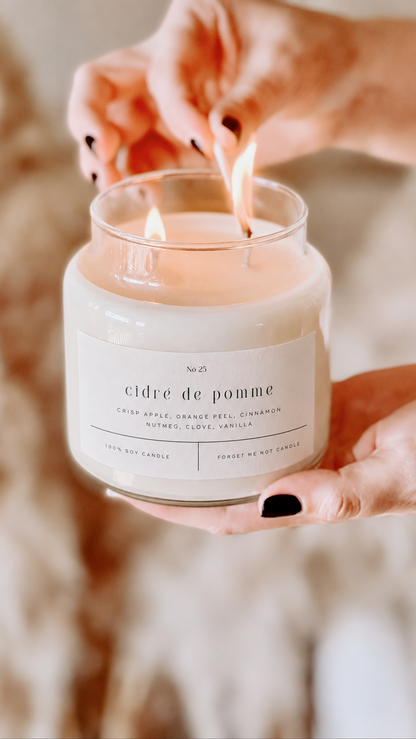 Cidre De Pomme 22 oz Glass Candle