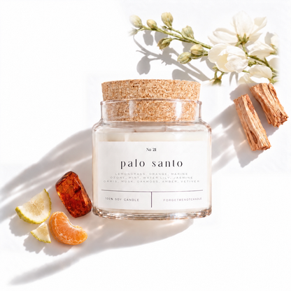 palo santo 22 oz glass candle