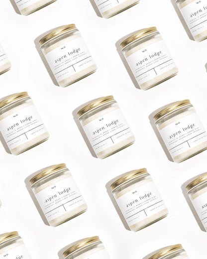 Aspen Lodge 9 oz Glass Candle