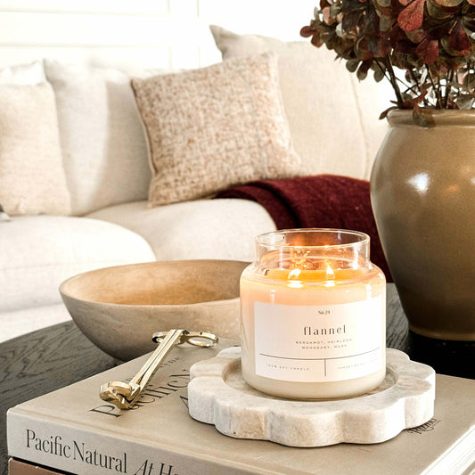 Flannel 22 oz Glass Candle