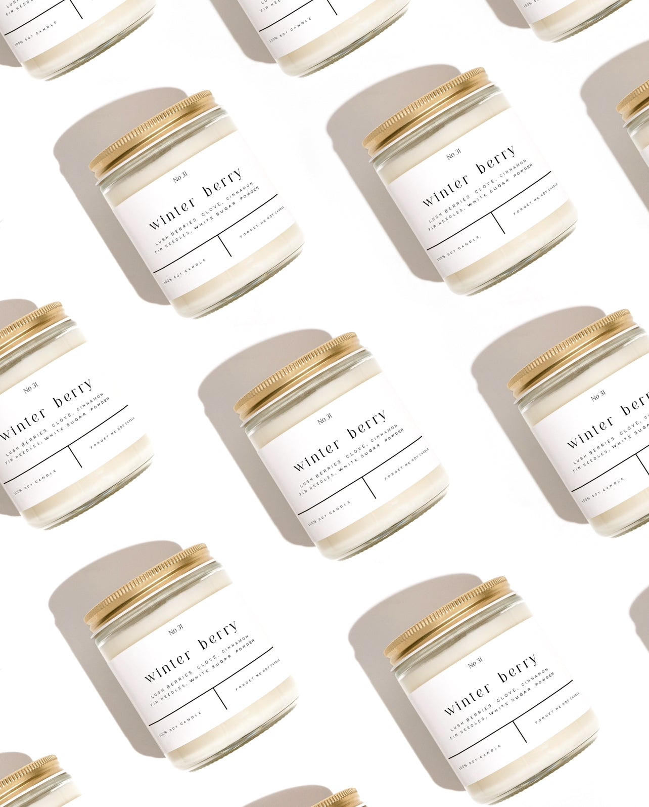 Winter Berry 9 oz Glass Candle