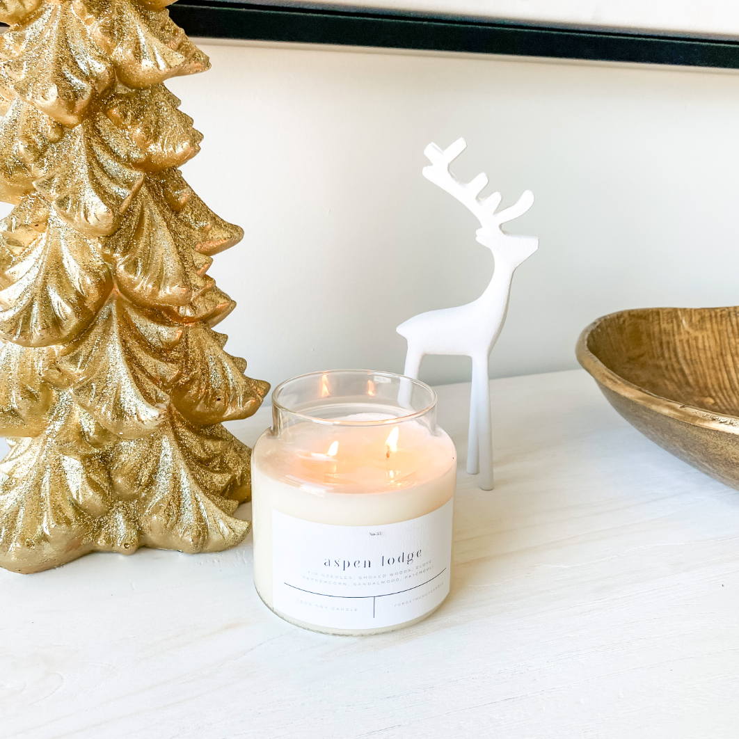 Aspen Lodge 22 oz Glass Candle